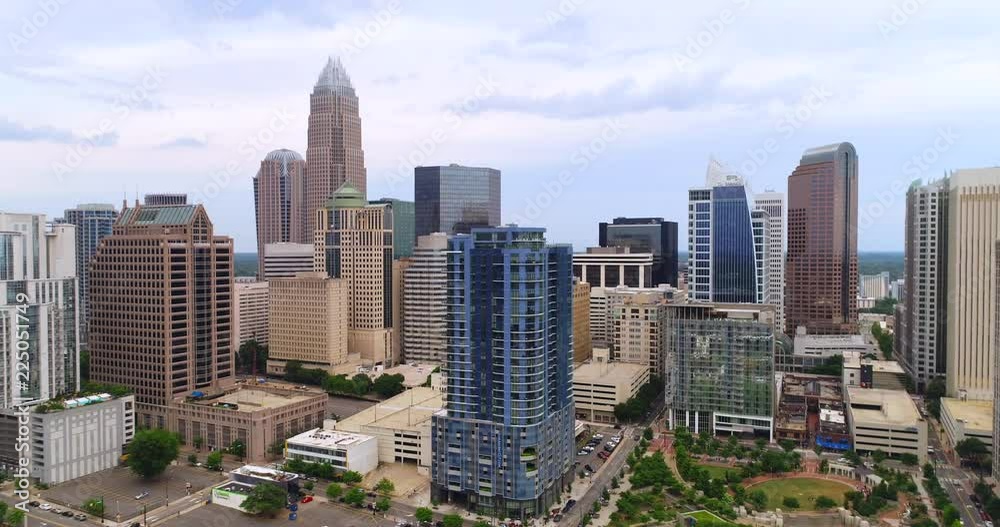 Charlotte Up town Aerial North Carolina 2 Charlotte Up town Aerial North Carolina 2