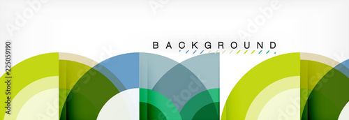 Vector circular abstract background