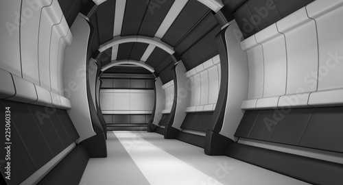 Space environment, ready for comp of your characters.3D rendering