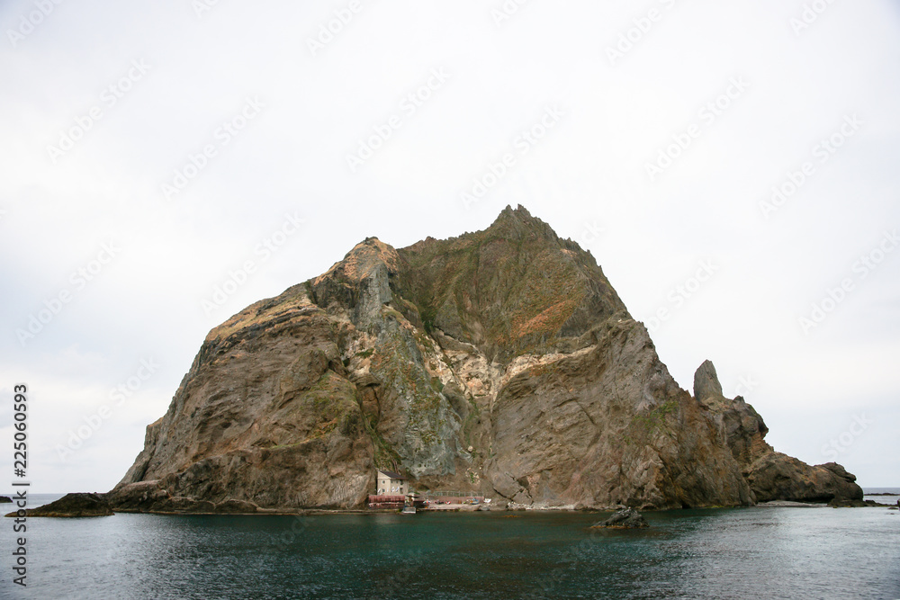 Dokdo island where is beside Ulleungdo island is one of the famous tourist site where is made by volcano. There are varous oddly formed rocks and strangely shaped stones, and clean air in the East sea Dokdo island where is beside Ulleungdo island is one of the famous tourist site where is made by volcano. There are varous oddly formed rocks and strangely shaped stones, and clean air in the East sea
