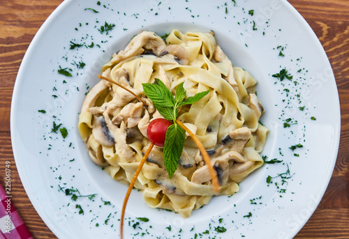 Delicious Italian Pasta with Mushroom