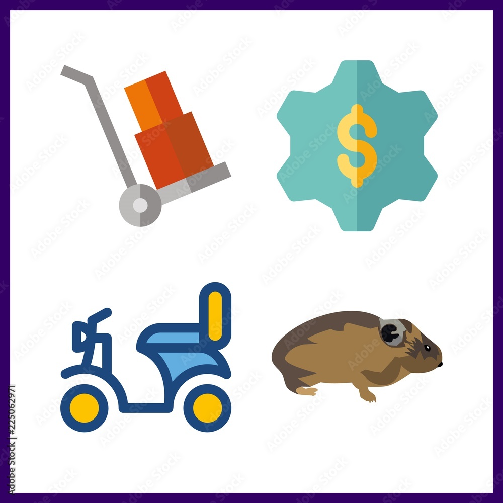 wheel icon. wheelbarrow and gear vector icons in wheel set. Use this illustration for wheel works. wheel icon. wheelbarrow and gear vector icons in wheel set. Use this illustration for wheel works.