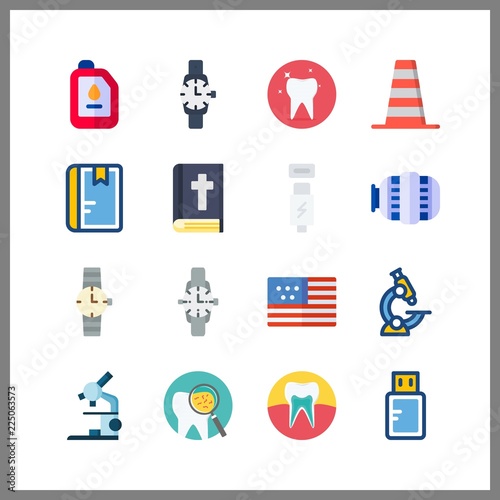 16 close icon. Vector illustration close set. united states and watch icons for close works