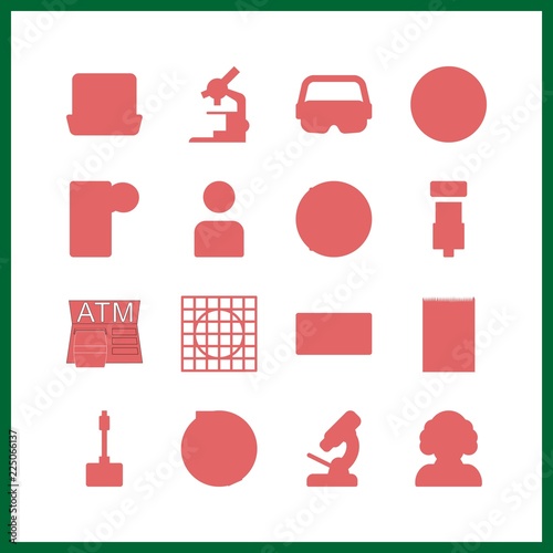 16 computer icons set