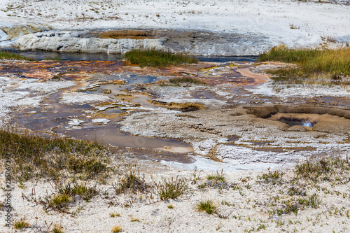colorful sides of hot spring (Yellowstone NP)