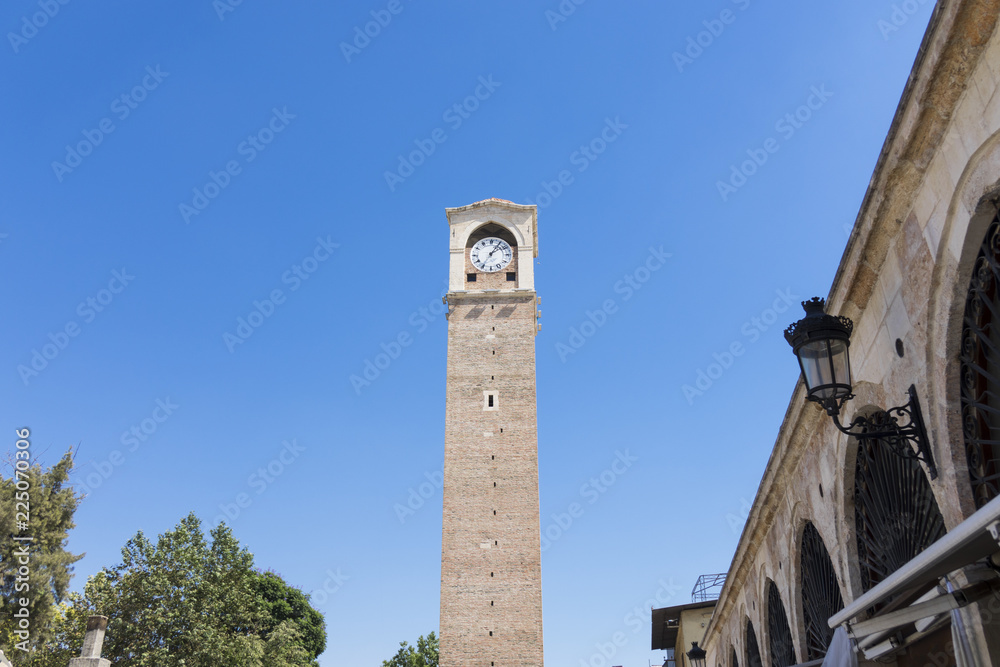 Old clock tower in Adana city. Also known 