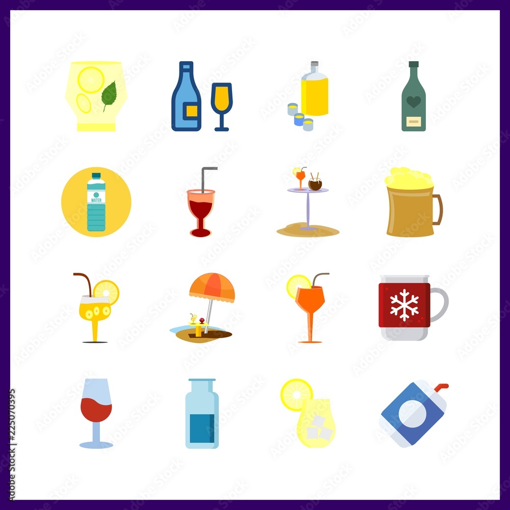 beverage icon. hot drink and beer vector icons in beverage set. Use this illustration for beverage works. beverage icon. hot drink and beer vector icons in beverage set. Use this illustration for beverage works.