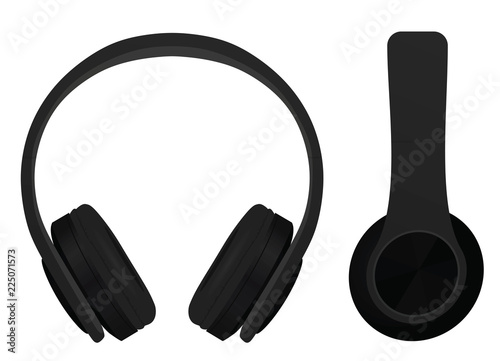 Headphones. vector illustration