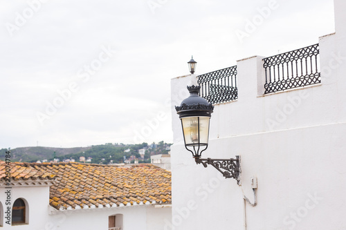 Street lamp outdoor. Old Fashioned Street Light photo