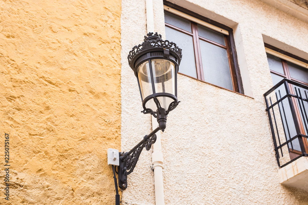 Street lamp outdoor. Old Fashioned Street Light Street lamp outdoor. Old Fashioned Street Light