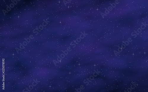 Colorful and beautiful space background. Outer space. Starry outer space texture. 3D illustration