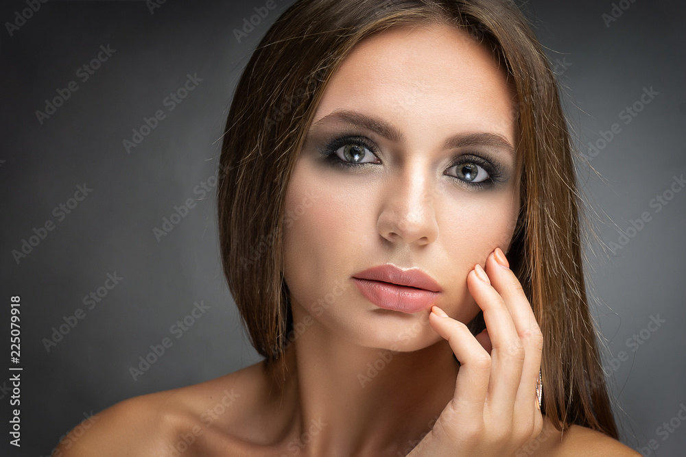 portrait of a beautiful well-groomed girl portrait of a beautiful well-groomed girl