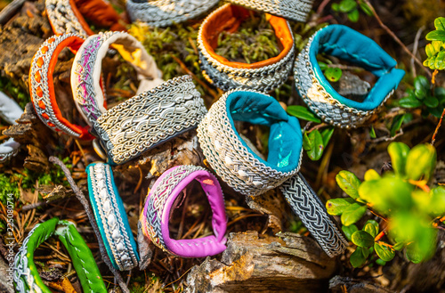 Sami tin wired bracelet - beautiful handcrafted accessories