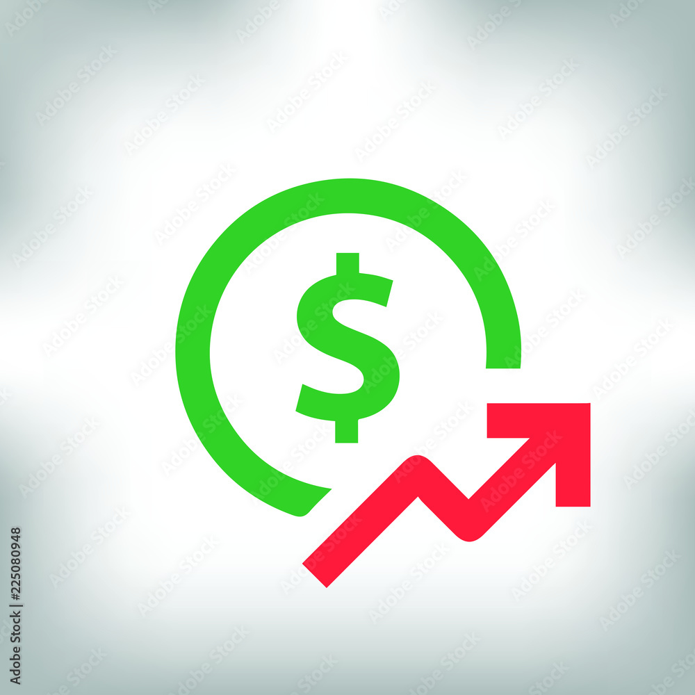 Cost icon. Low cost. Currency vector illustration Cost icon. Low cost. Currency vector illustration