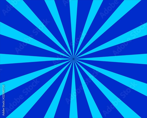 Fondo de estallido azul .