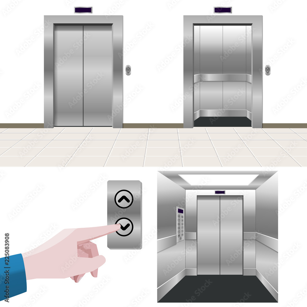 Open and close Elevator Open and close Elevator