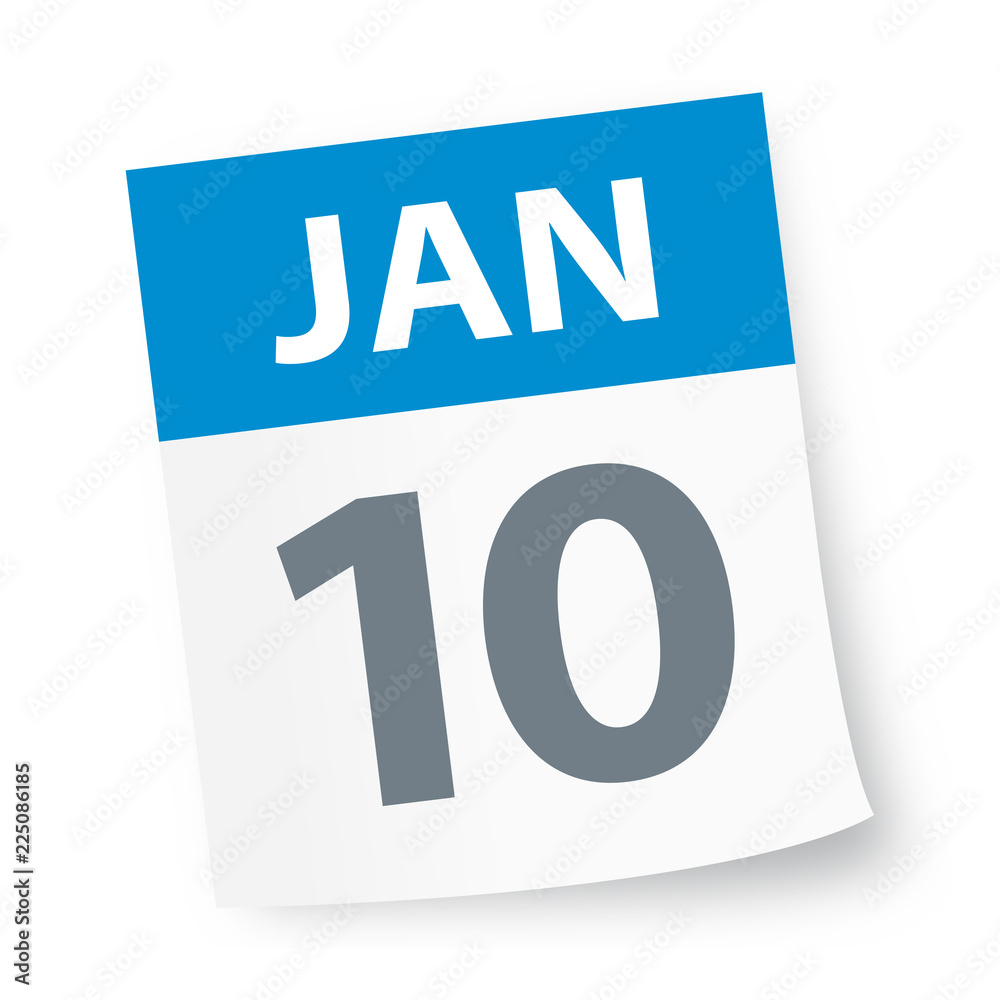 January 10 - Calendar Icon January 10 - Calendar Icon