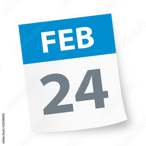 February 24 - Calendar Icon