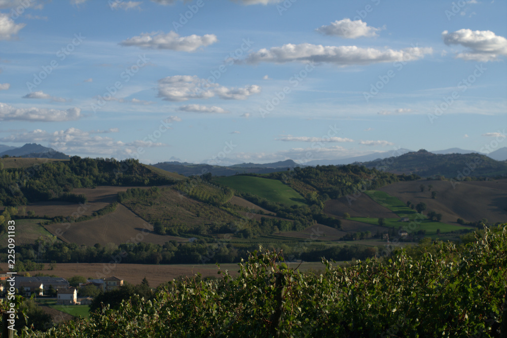 view of rural landscape,countryside,hills,nature,field,crops,horizon,blue sky,clouds,view,panoramic view of rural landscape,countryside,hills,nature,field,crops,horizon,blue sky,clouds,view,panoramic