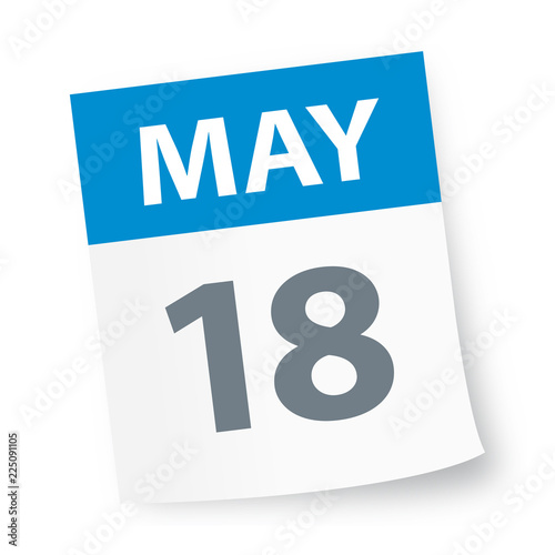 May 18 - Calendar Icon