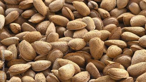 Картината върху платно almonds shelled
