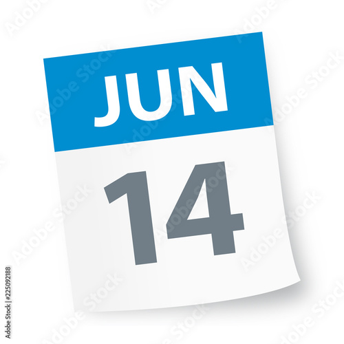 June 14 - Calendar Icon