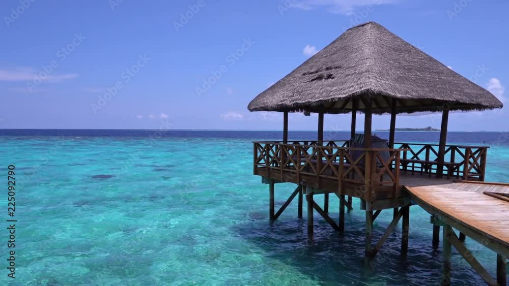 Tropical travel destination with pristine shore Tropical travel destination with pristine shore
