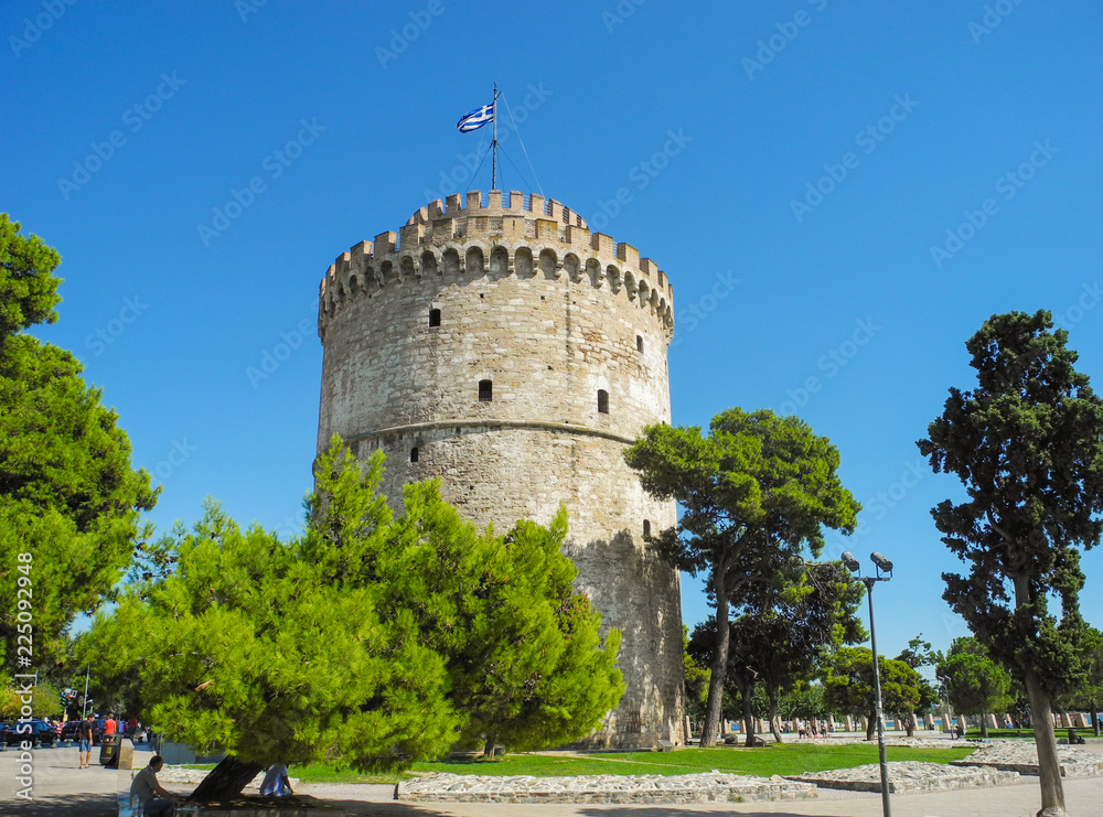 The White Tower of Thessaloniki.