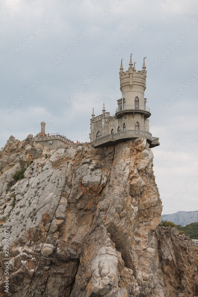 castle on the rock