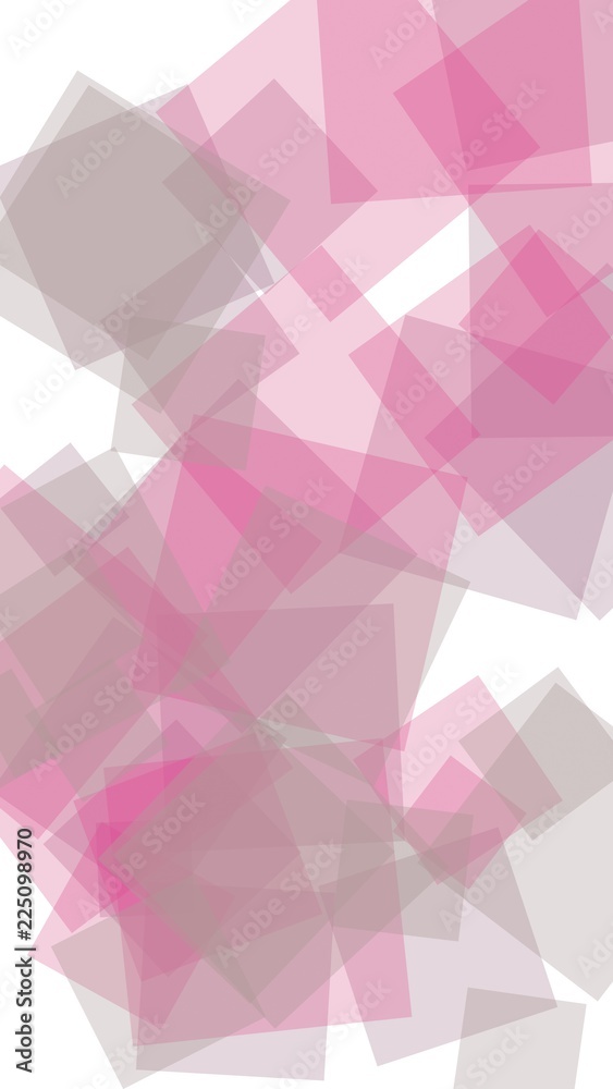 Multicolored translucent squares on white background. Vertical image orientation. 3D illustration Multicolored translucent squares on white background. Vertical image orientation. 3D illustration