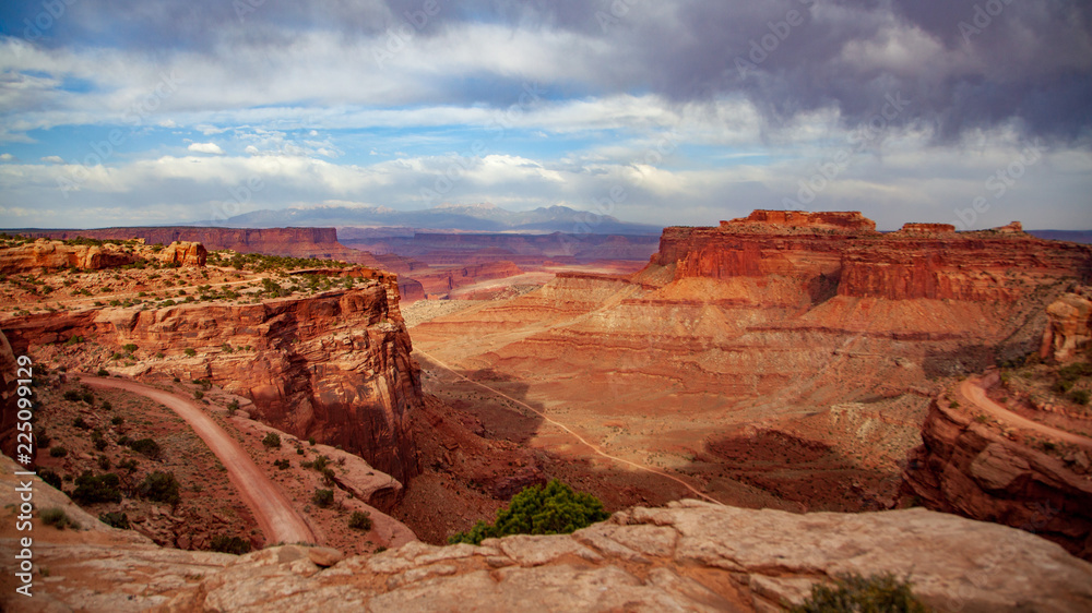 Grand View Point Overlook from Island in the Sky section of Canyonlands National Park, Utah