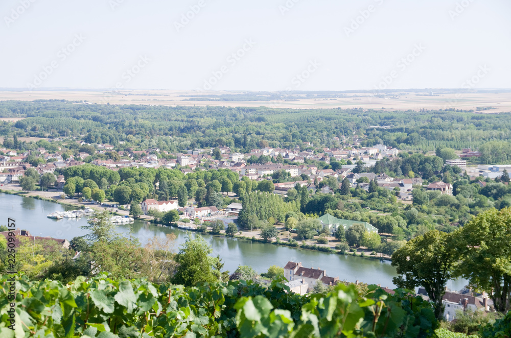 Fototapeta premium Miasto, Joigny