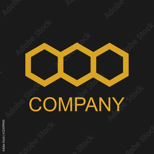Golden Honeycomb Logo