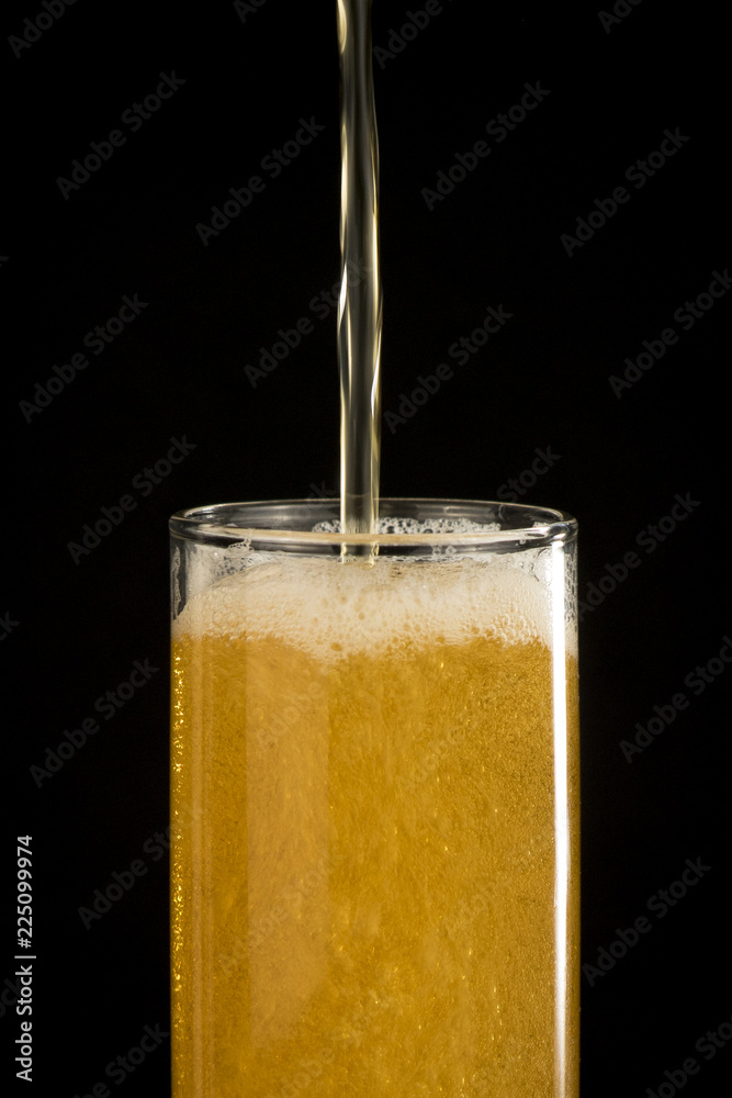 Beer Pour Closeup