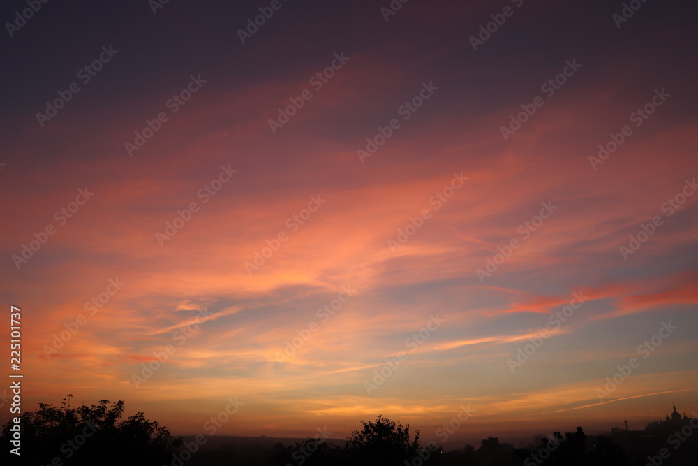 Autumn sunset Autumn sunset