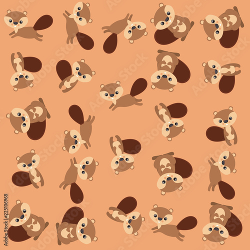 cute chipmunk pattern background