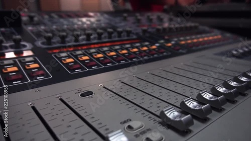 Dj mixer recording studio