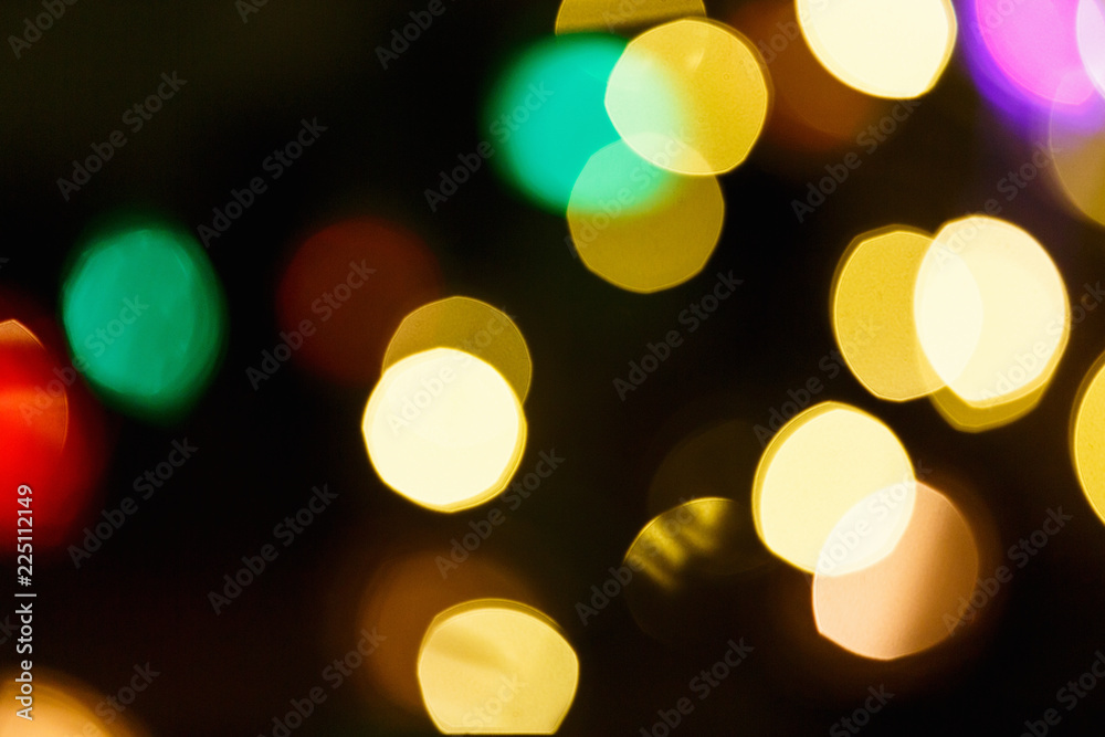 Abstract light celebration background with defocused golden lights for Christmas, New Year, Holiday, party Abstract light celebration background with defocused golden lights for Christmas, New Year, Holiday, party