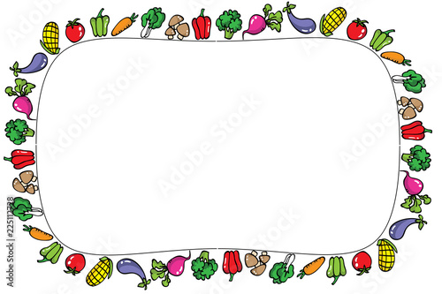 vegetables icon vector drawing photo