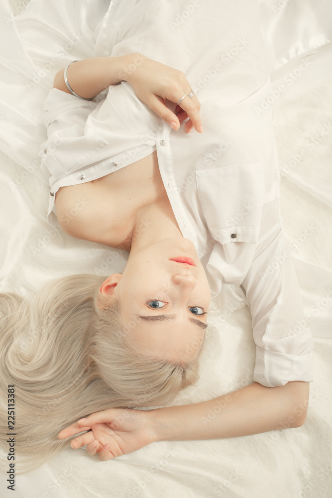 sensual blond girl sensual blond girl