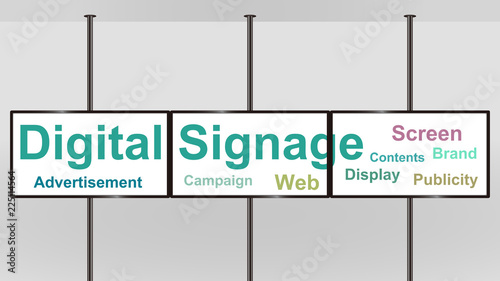 Digital signage (Multi-Monitor/Seamless/White)