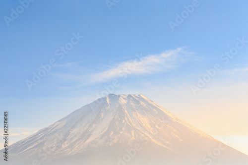 Mountain Fuji in sunrise  Yamanashi