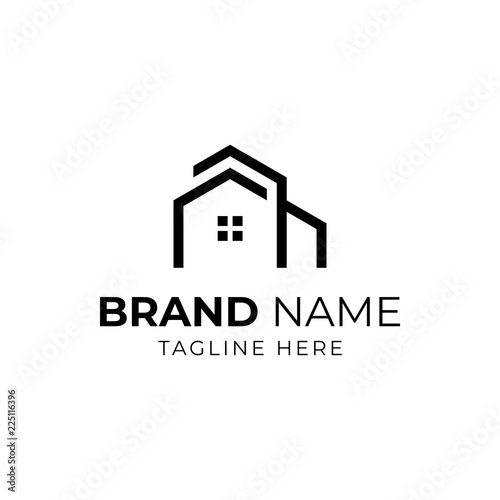 Flat Simple Building