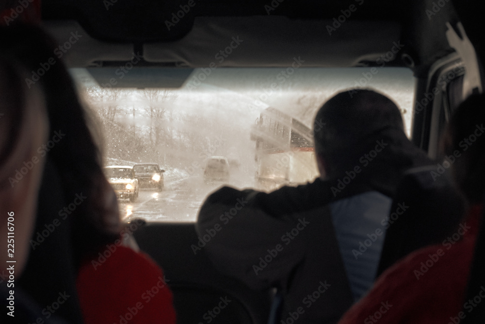 snow trip on the bus snow trip on the bus