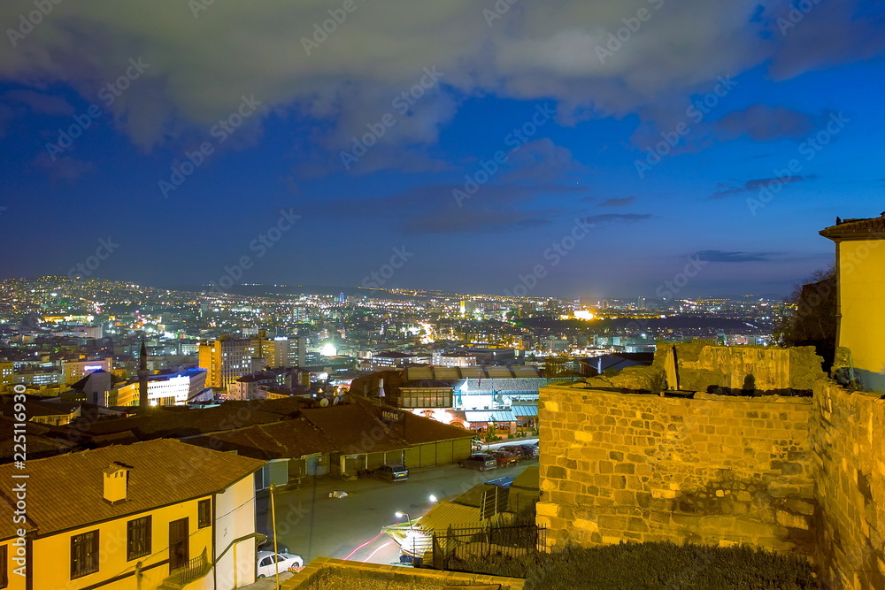 Naklejka premium アンカラの夜景