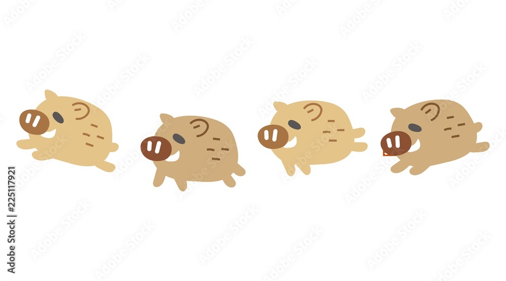 Obraz premium イノシシ