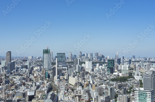 cityscape of tokyo   shinjyuku shibuya meguro © EISAKU SHIRAYAMA