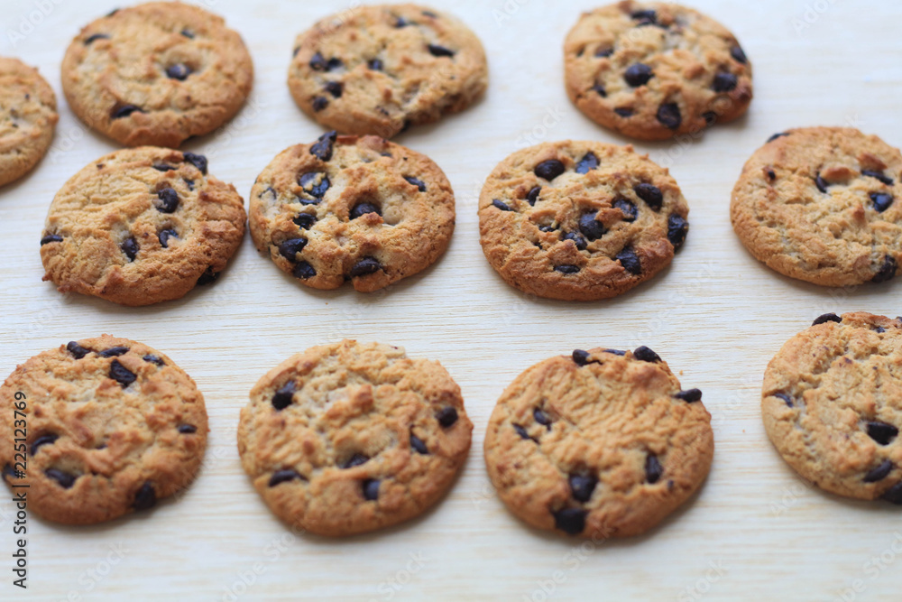 chocolate chip biscuit.