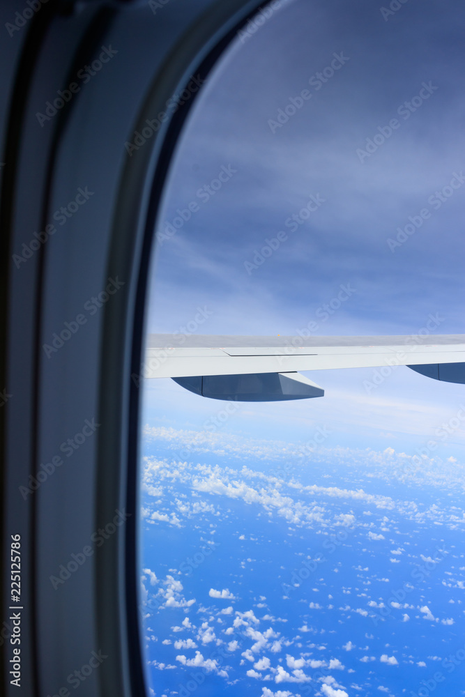 View Outside Plane Window