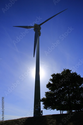 Windkraftanlage auf dem Grünen Heiner photo